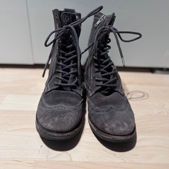 All Saints Shoes - All Saints Grey Leather boots size 39
